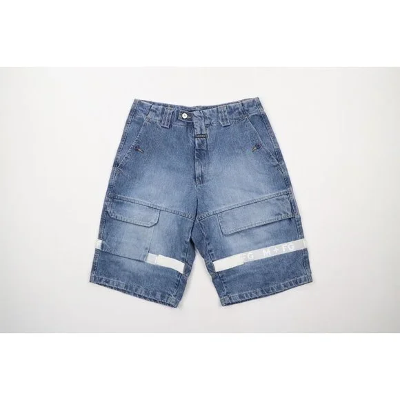 Combishort (salopette Courte) Marithé Et François Girbaud Bleu Bohème - Taille M - Occasion Excellent état